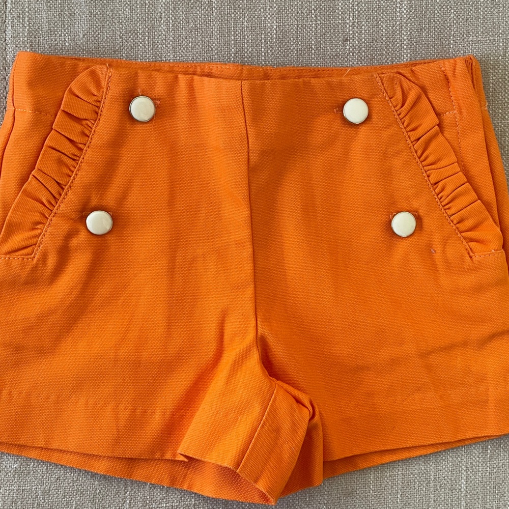 Janie and Jack Orange Kids Shorts